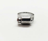 FOREVERBOLT 7/16 in to 25/32 in. SAE 6 Silver Hose Clamp Stainless Steel Band