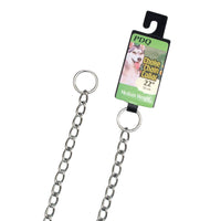 PDQ Silver Steel Dog Choke Chain Collar Large/X-Large - Deal of The Week