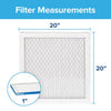 3M Filtrete 20 in. W x 20 in. H x 1 in. D Pleated Allergen Air Filter (Pack of 4)