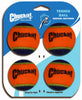 Chuckit! Blue/Orange Rubber Ball Launcher Tennis Balls Medium 4 pk