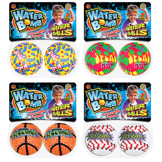 Splash Wet Ball Outdoor Water Toys Water Bomb Foam 1 pk (Pack of 24)