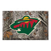 NHL - Minnesota Wild Camo Rubber Scraper Door Mat