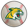 Northern Michigan University Baseball Rug - 27in. Diameter