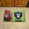 NFL - Las Vegas Raiders Rubber Scraper Door Mat