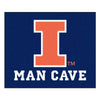 University of Illinois Man Cave Rug - 5ft. x 6ft.