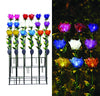 Alpine Glass Multi-color 33 in. H Tulip Petals Outdoor Garden Stake (Pack of 18)
