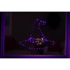Celebrations Purple 90 ct 18.2 in. LED Prelit Illuminated Witch Hat Halloween Decor (Pack of 8)