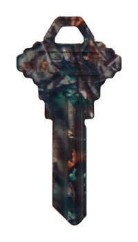 Hillman Wackey Camo House/Office Universal Key Blank Single (Pack of 6).