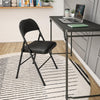 Cosco  Vinyl Seat  Chair  Black (Pack of 4)