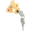 Prime-Line Bright Brass Bronze Steel Cabinet/Drawer Lock - Deal of The Week