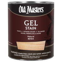 Old Masters Semi-Transparent Natural Oil-Based Alkyd Gel Stain 1 qt