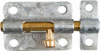 National Hardware 3 in. L Galvanized Brass/Steel Barrel Bolt 1 pk