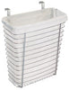 iDesign 3 gal Silver Steel Wastebasket
