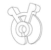 Kinter 11/16 in. H X 7/16 in. W X 13/16 in. L Black Utility/Parts Squeeze Inventory Control Clip Pla