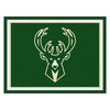 NBA - Milwaukee Bucks 8ft. x 10 ft. Plush Area Rug