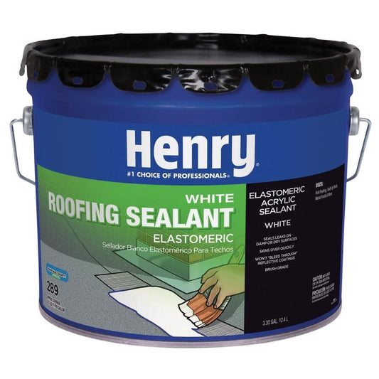 Henry Smooth White Elastomeric Elastomeric Roof Patch 3-1/2 gal