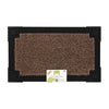 GrassWorx Clean Machine 18 in. W X 30 in. L Black/Brown Astroturf Door Mat