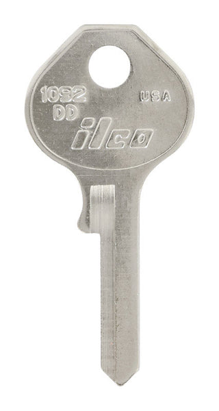 Candado con llave tradicional Hillman, llave universal en blanco individual (paquete de 10).