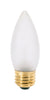 Bombilla incandescente decorativa Satco B11 de 25 vatios, E26 (mediana), luz blanca suave, paquete de 2 (paquete de 10)