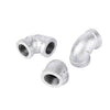 B & K Products Galvanized Malleable Iron 90 Deg. Equal Elbow 1/2 x 1/2 FPT Dia. in. (Pack of 5)