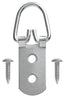 OOK Steel 75 lb. 2 pk D-Ring Hanger (Pack of 12)