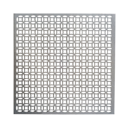 M-D 57351 1' X 1' Aluminum Metal Elliptical Sheet (Pack of 3)