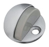 National Hardware Solid Brass w/Rubber Bumper Chrome Silver Door Stop Mounts to floor 1.75 in.