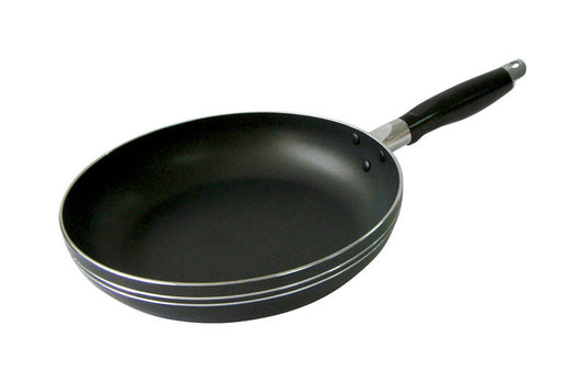 Bene Casa Aluminum Fry Pan 10 in. Black
