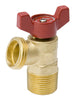 Homewerks 3/4 in. MIP X 3/4 in. MHT Brass Boiler Drain