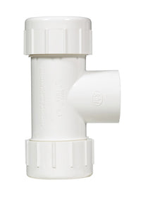 Homewerks Schedule 40 1-1/2 in. Compression X 1-1/2 in. D Compression PVC Tee 1 pk