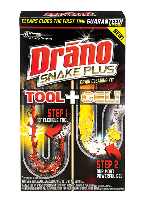 Drano Snake Plus Drain Cleaning Kit (Pack of 6)