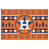 MLB - Houston Astros Orange Holiday Sweater Rug - 19in. x 30in.