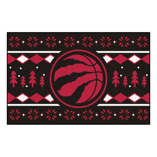 NBA - Toronto Raptors Holiday Sweater Rug - 19in. x 30in.