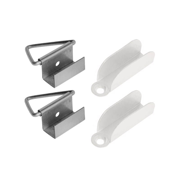M-D Building Products Aluminum 3.937 in. W X 6.299 in. L Screen Top Hanger 1 pk (Pack of 10)