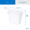 Gerber Viper 1.28 gal White Toilet Tank