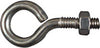 National Hardware 1/4 in. X 2 in. L Stainless Steel Eyebolt Nut Included