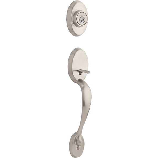 800CE LIP 15 SMC RCAL RCS Chelsea Handleset with SC1 Keyway - Satin Nickel