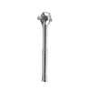 Great Neck Chrome Plated Knurled Handle 1/4 in. Drive Forward/Reverse Ratchet 5-1/2 L in.