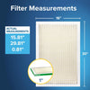 Filtrete 16 in. W X 30 in. H X 1 in. D Polypropylene 8 MERV Pleated Air Filter 1 pk (Pack of 4)