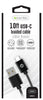 iEssentials USB-C to USB-A Charge and Sync Cable 10 ft. Black