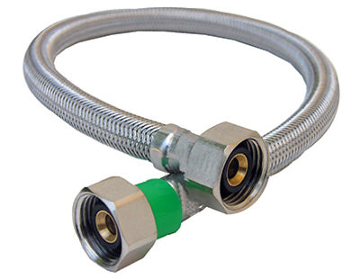 Lasco 1/2 in. FIP X 1/2 in. D FIP 20 in. Braided Stainless Steel Faucet Supply Line