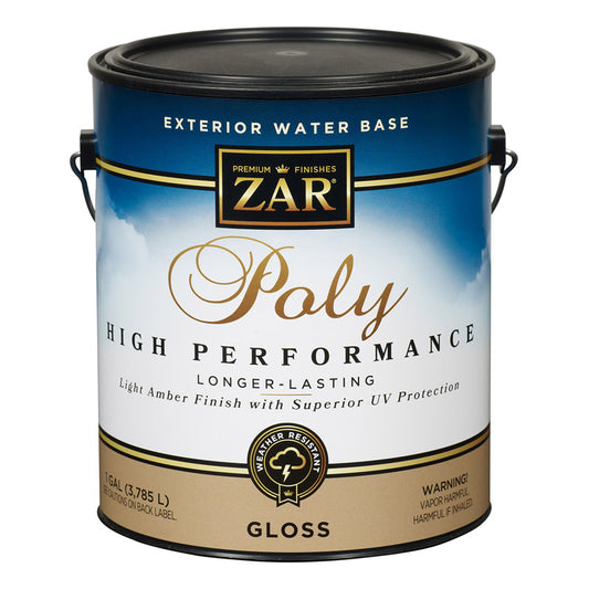 ZAR Gloss Clear Water-Based Polyurethane 1 gal. (Pack of 2)