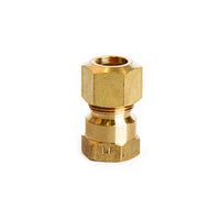 3/8 in. Compression X 1/4 in. D FPT Brass Coupling (Pack of 5)