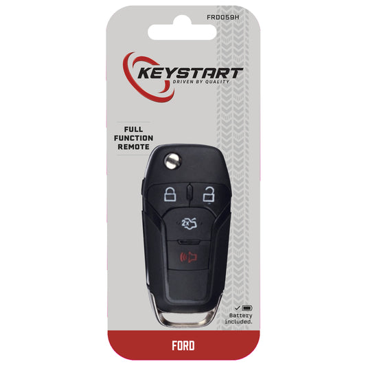KeyStart Renewal KitAdvanced Remote Automotive Replacement Key FRD059H Double For Ford