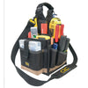 CLC 8 in. W X 16 in. H Polyester Tool Carrier 25 pocket Black/Tan 1 pc