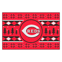 MLB - Cincinnati Reds Holiday Sweater Rug - 19in. x 30in.