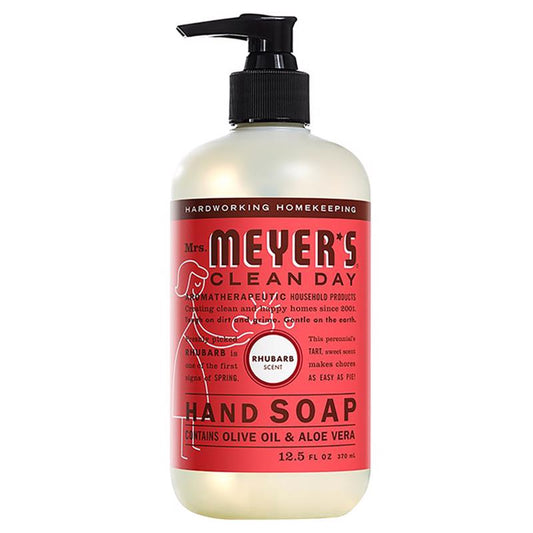Mrs. Meyer's Clean Day Rhubarb Scent Liquid Hand Soap 12.5 oz. (Pack of 6)