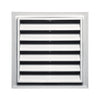 Builders Edge 12 in. W X 12 in. L Wood Grain White Plastic Wall Vent - Deal of The Week