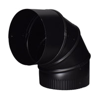 Imperial 6 in. D X 6 in. L Steel Stove Pipe Elbow (Pack Of 4)