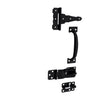 National Hardware Black Steel Shed Kit 1 pk